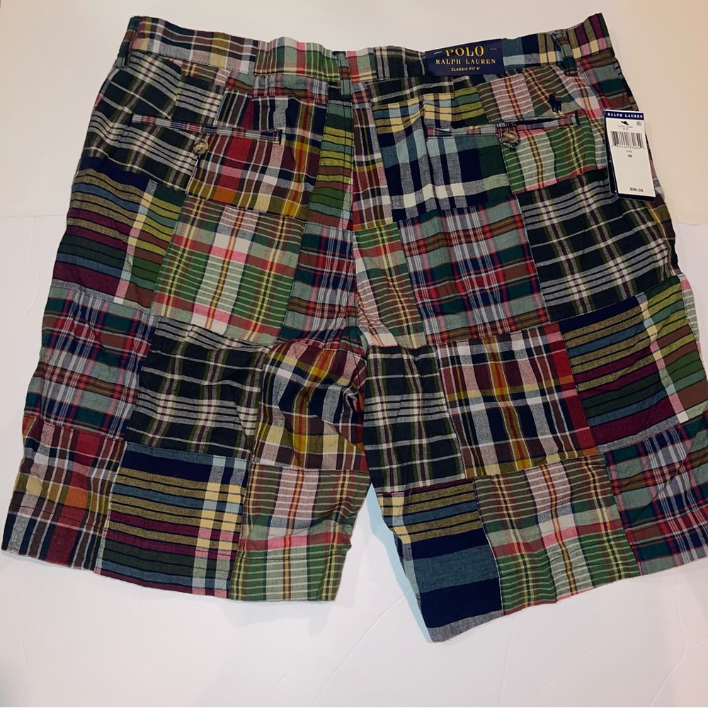 Polo by Ralph Lauren Men's Patchwork Plaid Shorts
